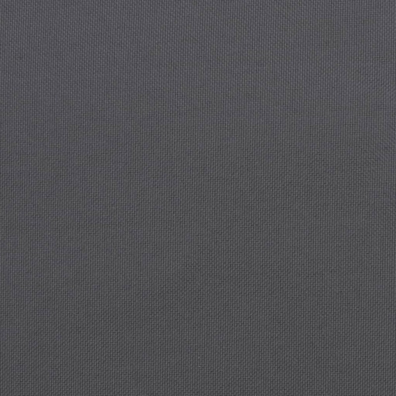 Μαξιλάρι για παγκάκι καναπέ κήπου ανθρακί υφασμάτινο 120x50x7 εκ