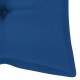 Μαξιλάρι για παγκάκι καναπέ κήπου μπλε υφασμάτινο 120x50x7 εκ