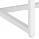 Τραπέζι Κονσόλα Λευκό 106 x 35 x 75 εκ. από Ατσάλι