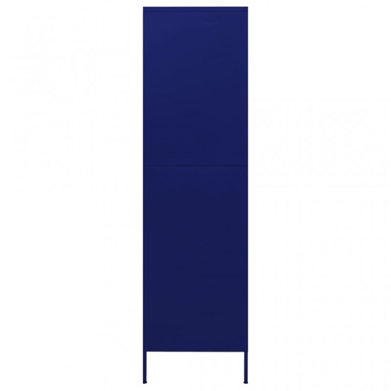 Ντουλάπα σε ναυτικό μπλε χρώμα από ατσάλι 90x50x180 εκ