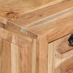Παπουτσοθήκη από μασίφ ξύλο ακακίας 85x40x45 εκ