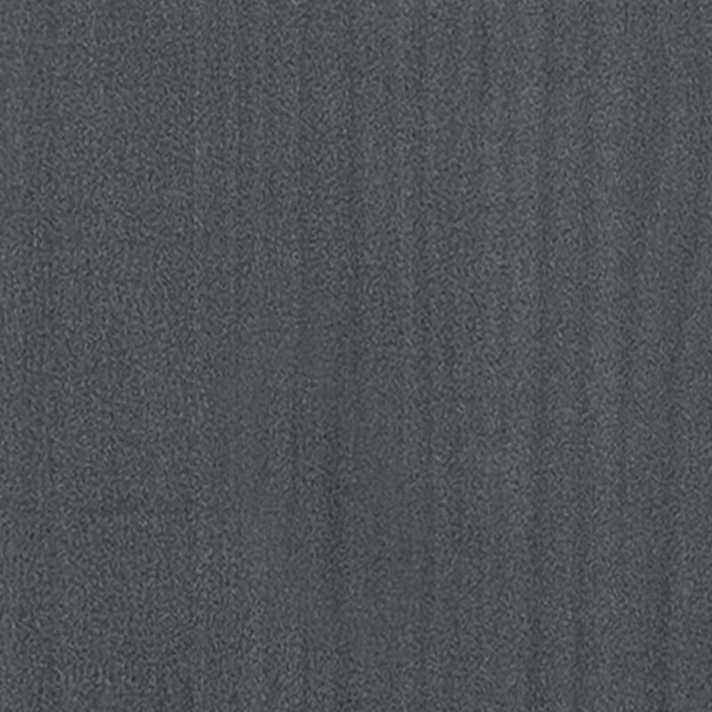 Ραφιέρα με 2 Ράφια Γκρι 40x30x70 εκ. από Μασίφ Ξύλο Πεύκου