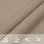 Πανί Σκίασης Ορθογώνιο Taupe 6 x 8 μ. από Ύφασμα Oxford