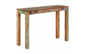 Κονσόλα τραπέζι από μασίφ ανακυκλωμένο ξύλο 110x35x76 εκ