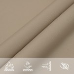 Πανί Σκίασης Ορθογώνιο Taupe 4 x 7 μ. από Ύφασμα Oxford