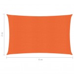 Πανί Σκίασης Πορτοκαλί 2 x 4 μ. 160 γρ./μ² από HDPE
