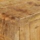 Τραπέζι Κονσόλα 120 x 30 x 75 εκ. από Ακατέργαστο Ξύλο Μάνγκο