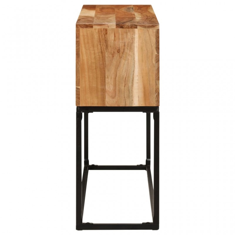 Τραπέζι κονσόλα από μασίφ ξύλο ακακίας 120x30x75 εκ