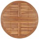 Τραπέζι κήπου πτυσσόμενο από μασίφ ξύλο teak 110x75 εκ