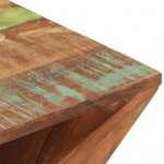 Τραπεζάκι βοηθητικό μασίφ ανακυκλωμένο ξύλο 35x35x55 εκ