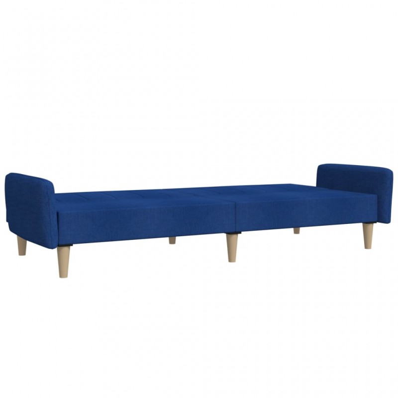 Καναπές - Κρεβάτι Διθέσιος Μπλε Υφασμάτινος