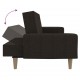 Καναπές - Κρεβάτι Διθέσιος Σκούρο Καφέ Υφασμάτινος