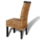 Καρέκλες Τραπεζαρίας 2 τεμ. από Άμπακα / Μασίφ Ξύλο Μάνγκο