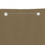 Διαχωριστικό Βεράντας Taupe 140 x 240 εκ. Ύφασμα Oxford