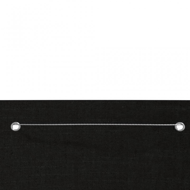 Διαχωριστικό Βεράντας Μαύρο 120 x 240 εκ. Ύφασμα Oxford