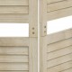 Διαχωριστικό χώρου με 3 πάνελ από μασίφ ξύλο παυλώνιας 105x166 εκ