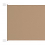 Τέντα Κάθετη Taupe 100 x 600 εκ. από Ύφασμα Oxford