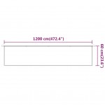 Τέντα Κάθετη Λευκή 60 x 1200 εκ. από Ύφασμα Oxford