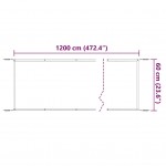 Τέντα Κάθετη Μπεζ 60 x 1200 εκ. από Ύφασμα Oxford