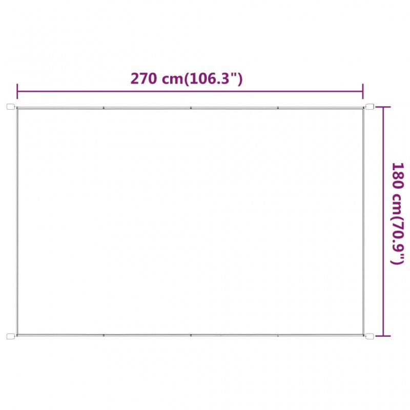 Τέντα Κάθετη Ανοιχτό Πράσινο 180 x 270 εκ. από Ύφασμα Oxford