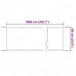 Τέντα Κάθετη Taupe 60 x 1000 εκ. από Ύφασμα Oxford