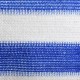 Διαχωριστικό Βεράντας Μπλε / Λευκό 90x300 εκ. από HDPE