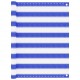 Διαχωριστικό Βεράντας Μπλε / Λευκό 90x500 εκ. από HDPE