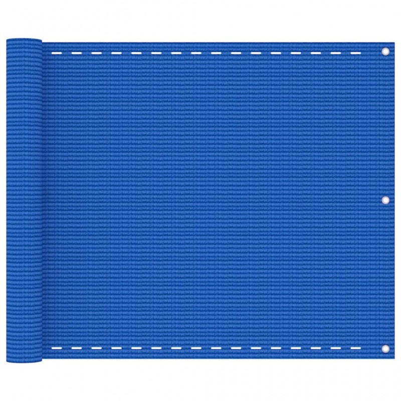 Διαχωριστικό Βεράντας Μπλε 75x500 εκ. από HDPE