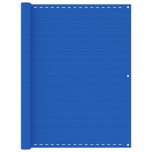 Διαχωριστικό Βεράντας Μπλε 120x500 εκ. από HDPE