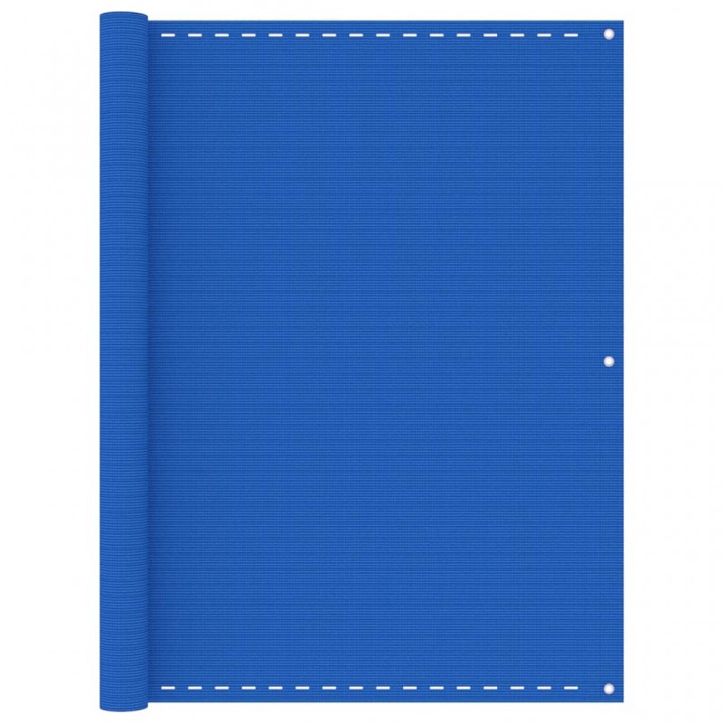 Διαχωριστικό Βεράντας Μπλε 120x500 εκ. από HDPE