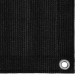 Διαχωριστικό Βεράντας Μαύρο 75x500 εκ. από HDPE