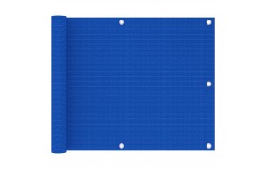 Διαχωριστικό Βεράντας Μπλε 75 x 300 εκ. από HDPE