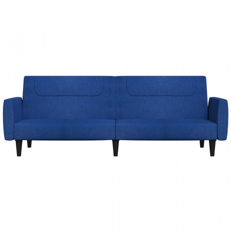 Καναπές Κρεβάτι Διθέσιος Μπλε Υφασμάτινος