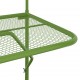 Τραπέζι Μπαλκονιού Πράσινο 60 x 40 εκ. από Ατσάλι