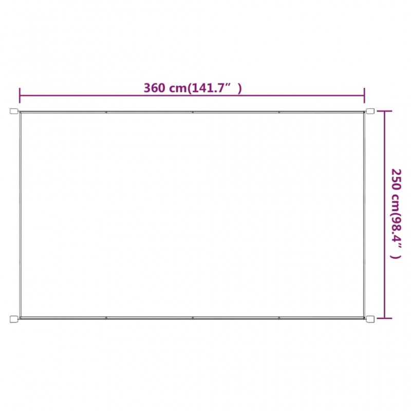 Τέντα Κάθετη Μπλε 250 x 360 εκ. από Ύφασμα Oxford