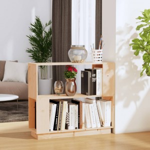 Ραφιέρα/Διαχωριστικό Χώρου 80x25x70 εκ. Μασίφ Ξύλο Πεύκου