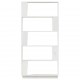 Ραφιέρα/Διαχωριστικό Χώρου Λευκό 80x25x163,5 εκ. Μασίφ Πεύκο