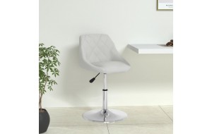 καρέκλα Λευκή από Συνθετικό Δέρμα