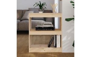 Βιβλιοθήκη/Διαχωριστικό Χώρου 60x30x71,5 εκ. Μασίφ Ξύλο Πεύκου