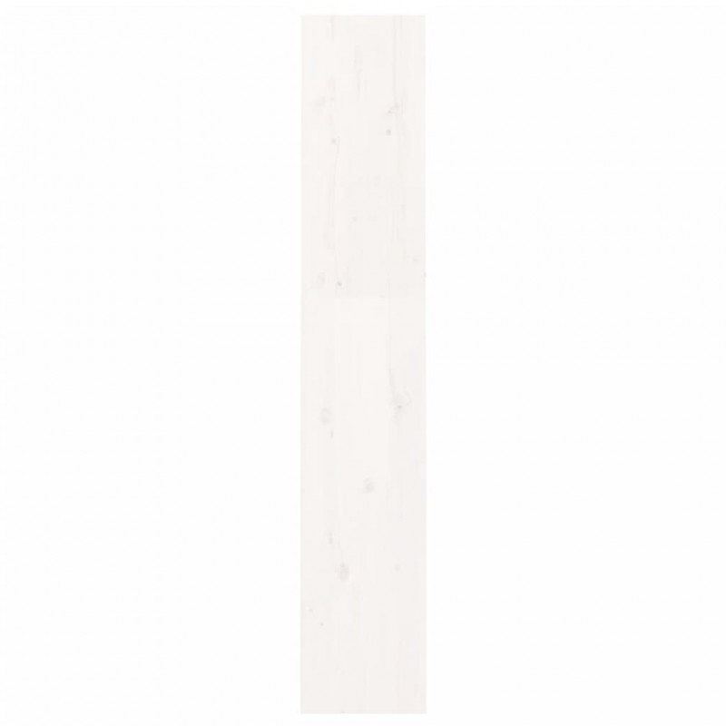 Ραφιέρα/Διαχωριστικό Χώρου Λευκή 60x30x167,5 εκ. Μασίφ Πεύκο