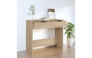 Τραπέζι Κονσόλα Sonoma Δρυς 90x36x75 εκ. Επεξεργασμένο Ξύλο
