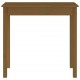 Τραπέζι κονσόλα Καφέ μελί 80x40x75 εκ. Μασίφ Ξύλο Πεύκου