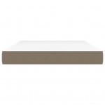 Στρώμα με Pocket Springs Taupe 140x200x20 εκ. Υφασμάτινο