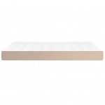 Στρώμα με Pocket Springs Καπουτσίνο 140x200x20 εκ. Συνθ. Δέρμα