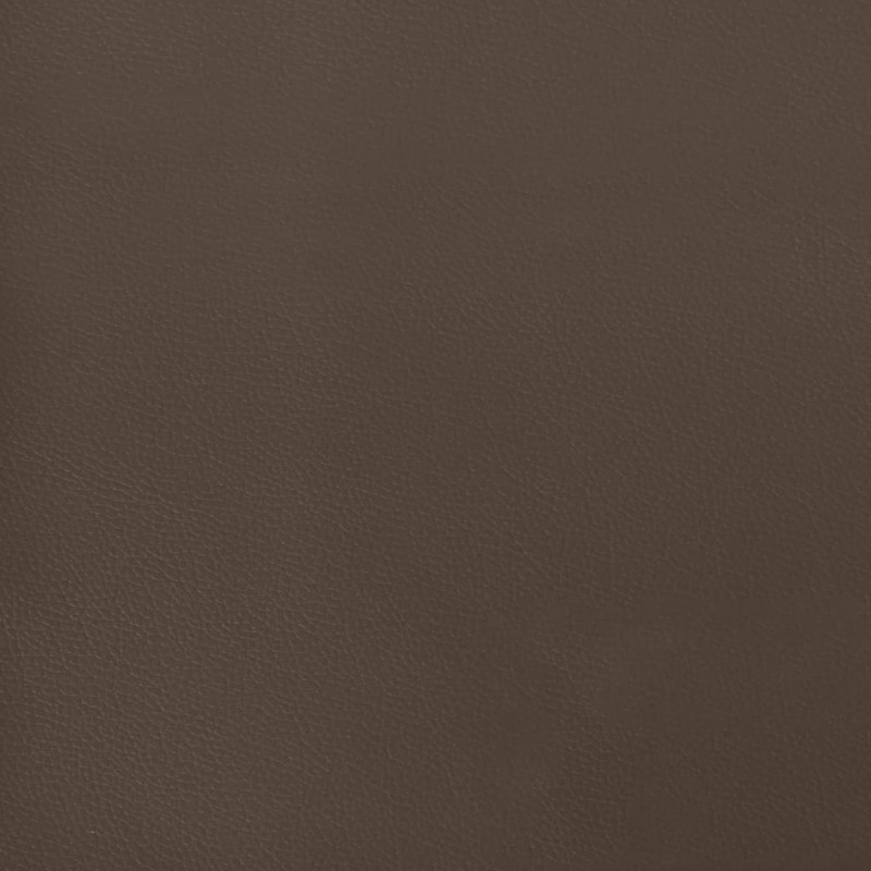 Στρώμα με Pocket Springs Καφέ 160x200x20 εκ. Συνθετικό Δέρμα