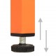 Κομοδίνο πορτοκαλί από ατσάλι 35x35x51 εκ