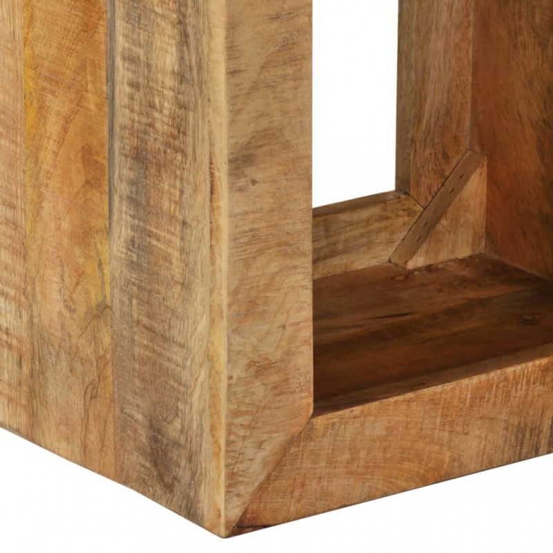 Σκαμπό από μασίφ ξύλο μάνγκο 40x30x40 εκ