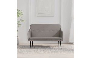 Πάγκος Taupe 110x76x80 εκ. Υφασμάτινος