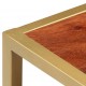 Τραπεζάκι σαλονιού από μασίφ ξύλο ακακίας 90x50x40 εκ