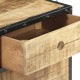Κομοδίνο από ακατέργαστο ξύλο μάνγκο 40x30x50 εκ